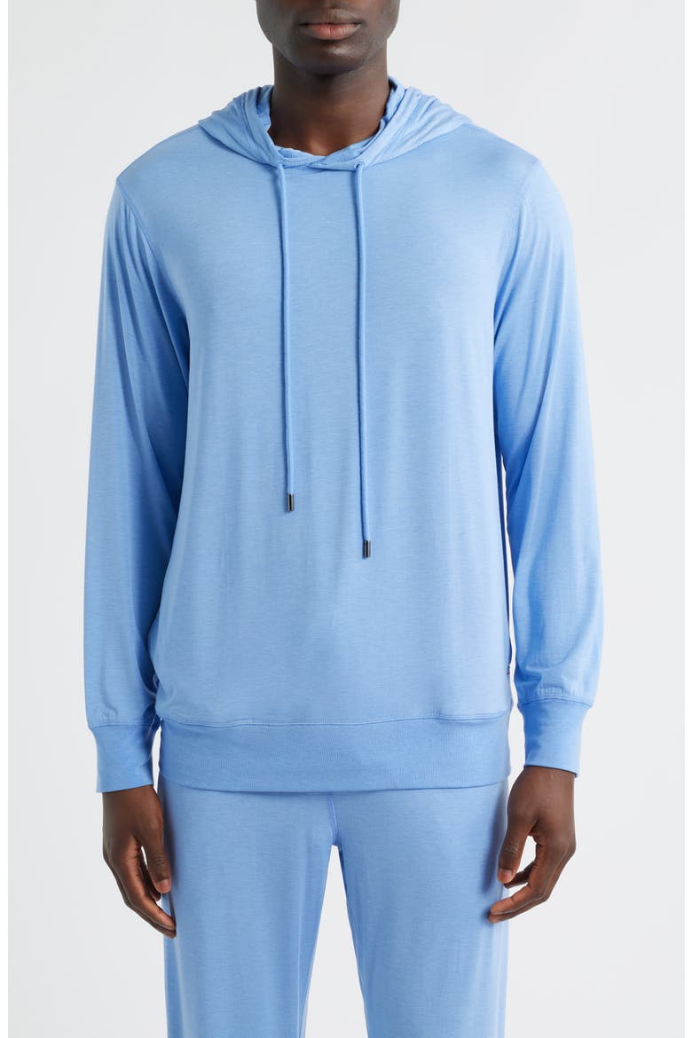 Sleek Pajama Hoodie, Main, color, WHISPER BLUE
