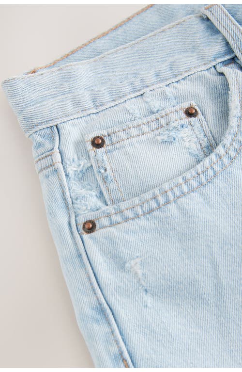 Next Slouchy Cutoff Denim Shorts