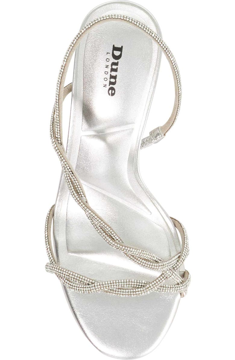 Dune London Milene Slingback Sandal, Alternate, color, Silver