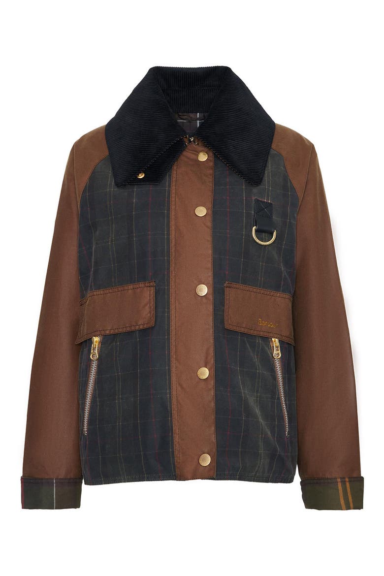 Premium Catton Waxed Cotton Jacket, Alternate, color, TAN/ DARK CLASSIC