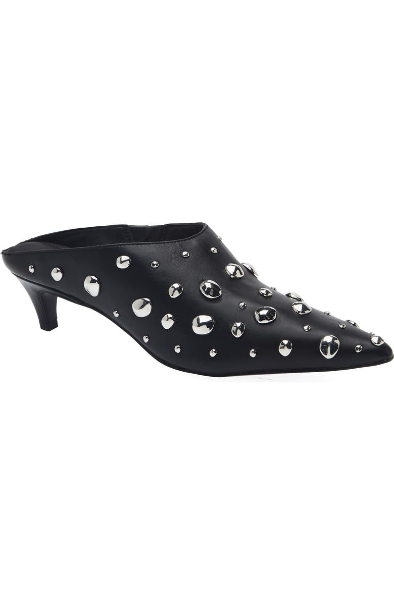 Madewell The Emilie Heeled Mule, Main, color, True Black