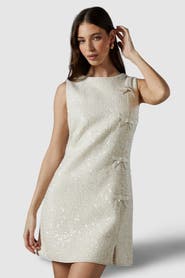 Coast Sequin Boucle Shift Dress