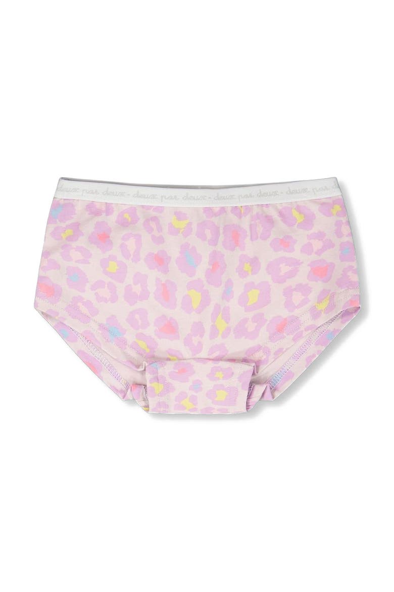 Organic Cotton Animal Boyshort Panty, Main, color, Purple Animal Print
