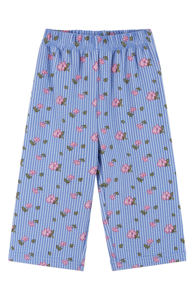 Andy & Evan Ruffle Seersucker Top & Pants Set, Alternate, color,