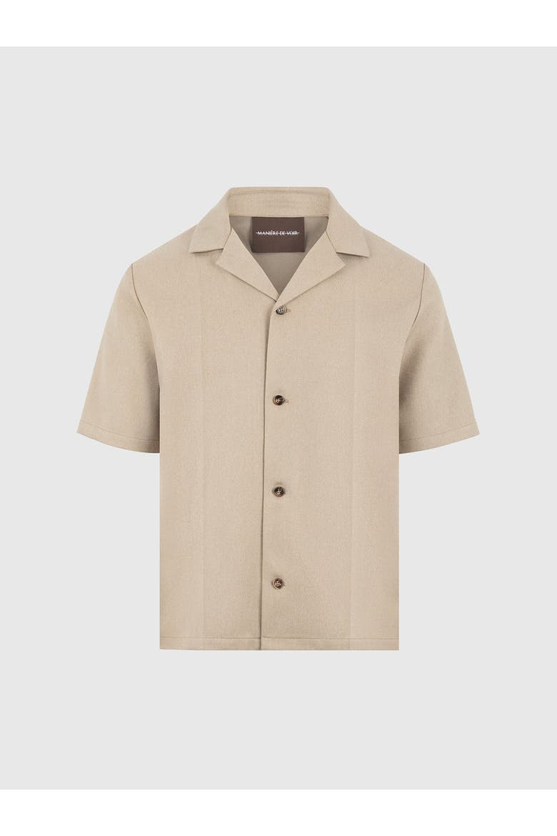 Felix Tailored Shirt With Crease, Alternate, color, Beige