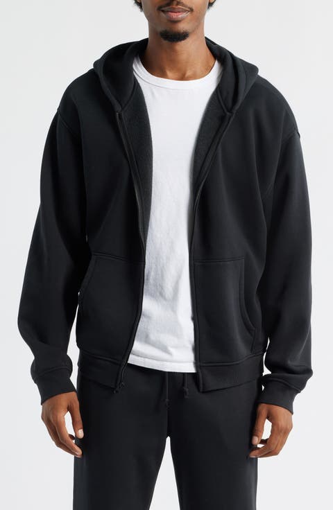 Relaxed Zip-Up Lounge Hoodie (Regular & Big)