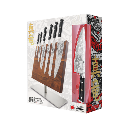 Cuisine::pro Kiyoshi Kei 7 Piece Knife Block In Multi