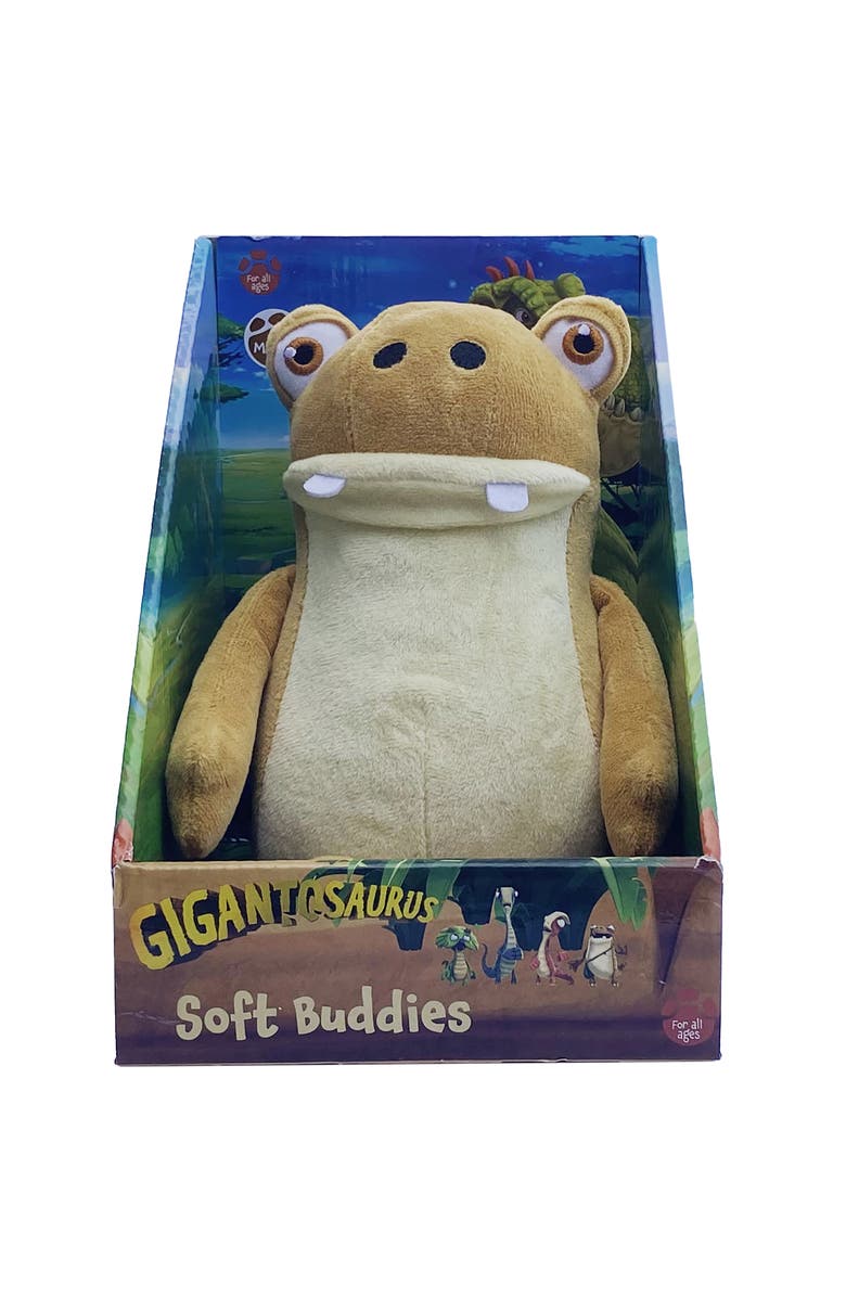 Gigantonarus Gigantosaurus 10" Dinosaur Soft Plush Mazu Ages 1+, Main, color, Multicolored