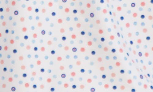 Ben Sherman Polka Dot Print Tech Jersey Golf Polo In Neutral