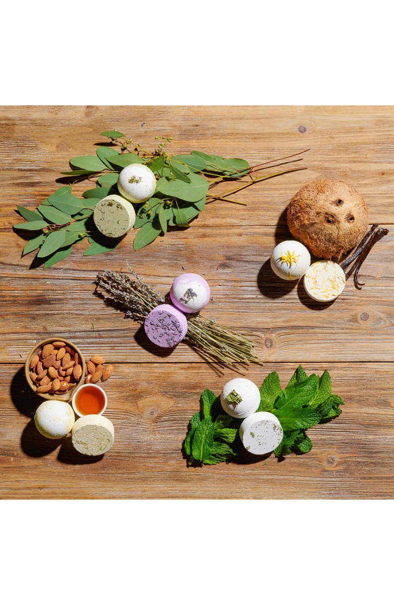 Lovery Essential Oil 11-Piece Shower Steamer and Bath Bomb Set, Alternate, color, Silver