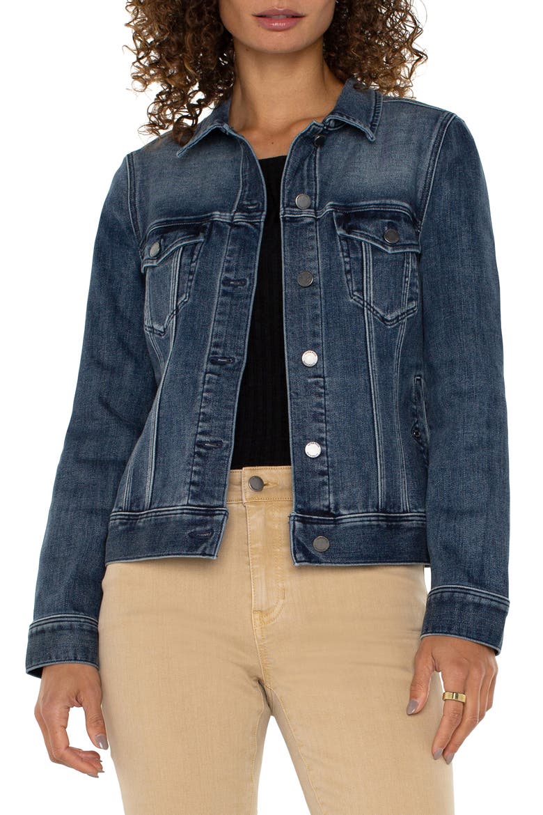 Classic Denim Jacket, Main, color, PONDERAY
