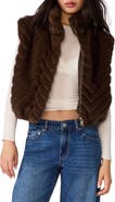 Steve Madden Luxie Faux Fur Vest