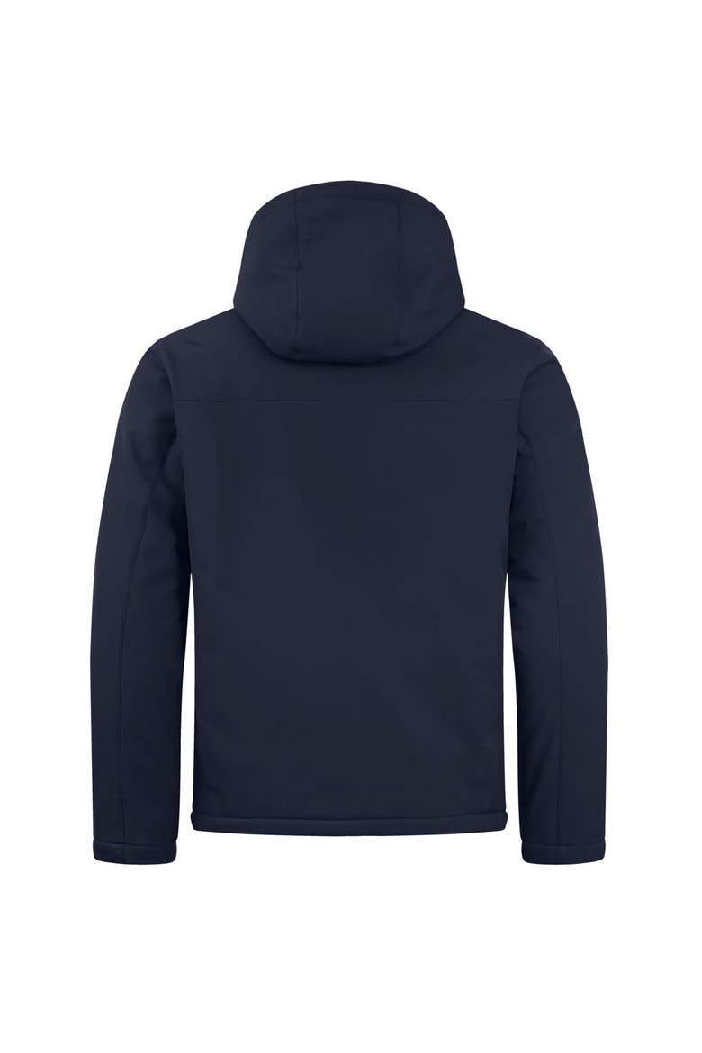 Men's Cutter & Buck  Navy Corpus Christi Hooks  Clique Equinox Insulated Softshell Full-Zip Jacket, Alternate, color, Navy