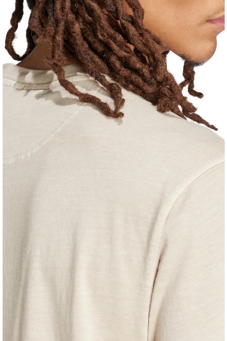 Trefoil Essential Pocket T-Shirt, Alternate, color, PUTTY GREY