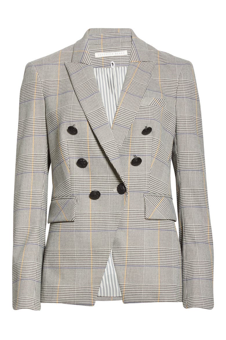 Miller Plaid Dickey Jacket, Main, color, WHITE MULTI