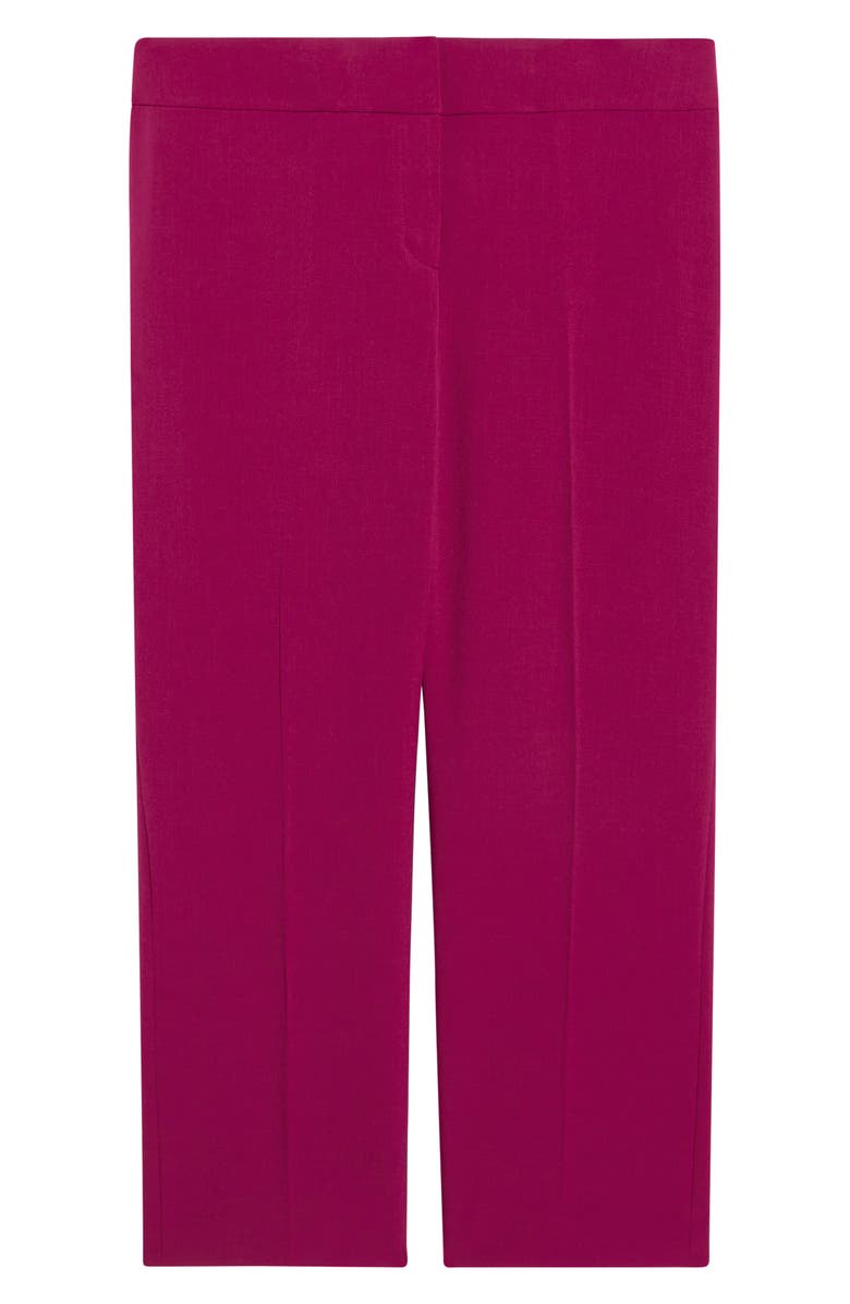 KASPER Flat Front Slim Pants, Alternate, color, Cerise