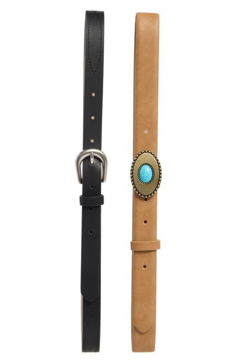 2-for-1 Buckle Belt Set