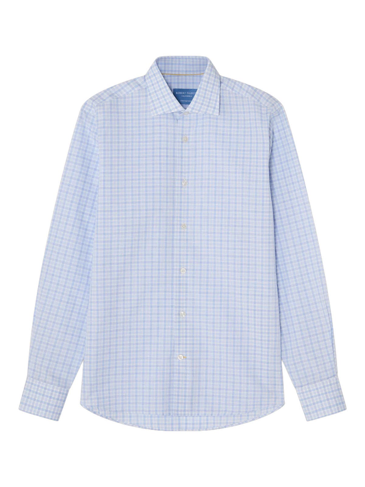 Reynolds Check Cotton/Linen Shirt in Classic Fit - image 2