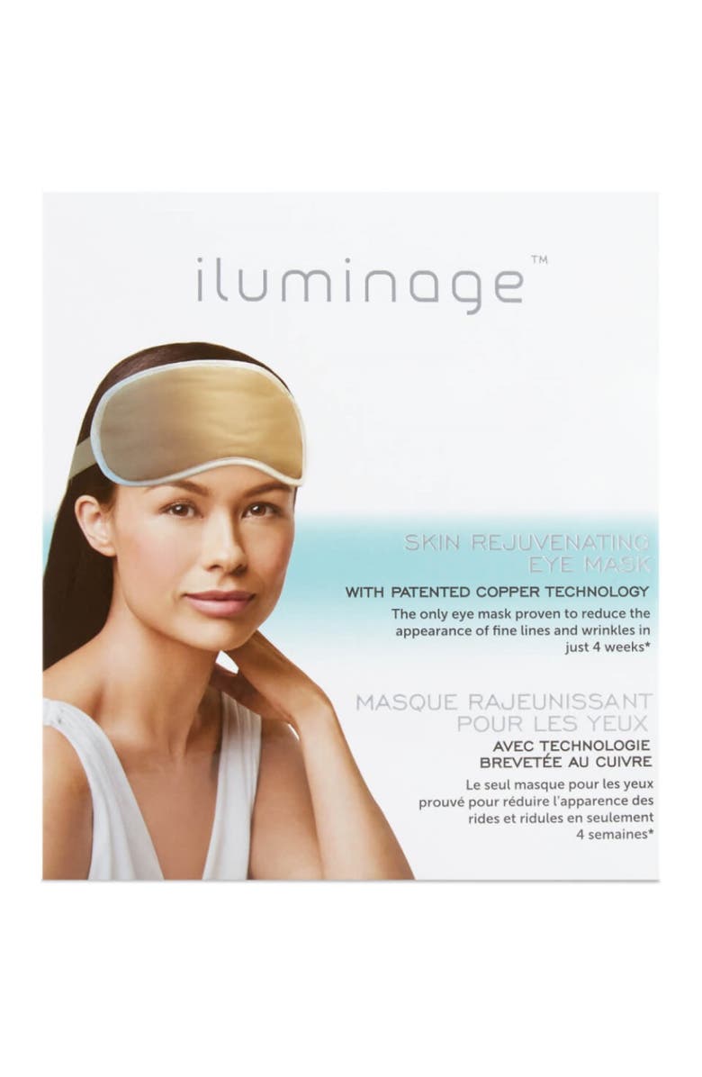 iluminage Skin Rejuvenating Eye Mask with Anti-Aging Copper Technology - Gold Color, Alternate, color, 