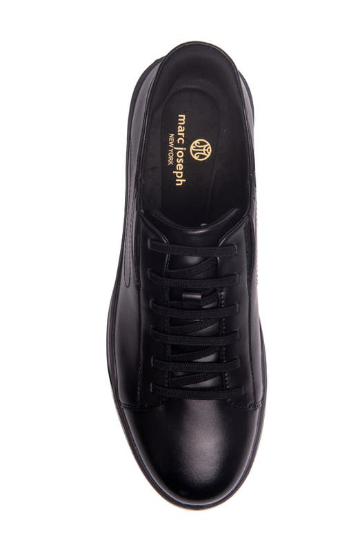 Marc Joseph New York River St Hands-Free Slip On Technology Leather Fashion Sneakers, Alternate, color, Black Napa Leather