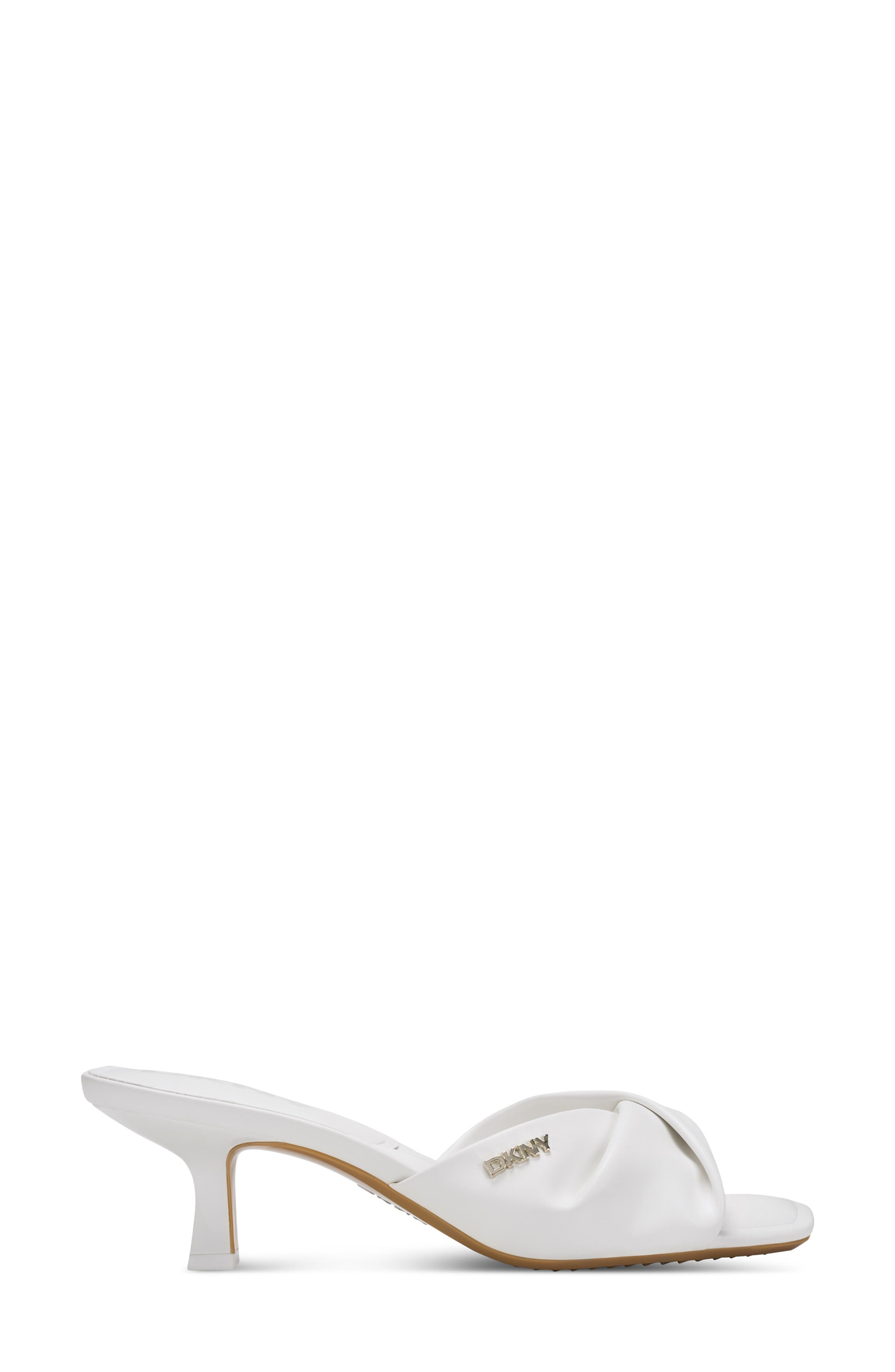 DKNY Jolaine Twist Sandal, Alternate, color, Marshmallow