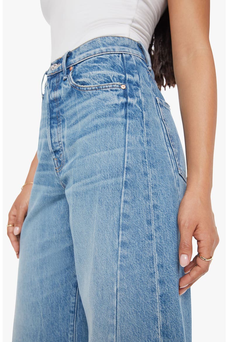 Pipe Dream Button Sneak High Waist Wide Leg Jeans Folk Star), Alternate, color, FOLK STAR