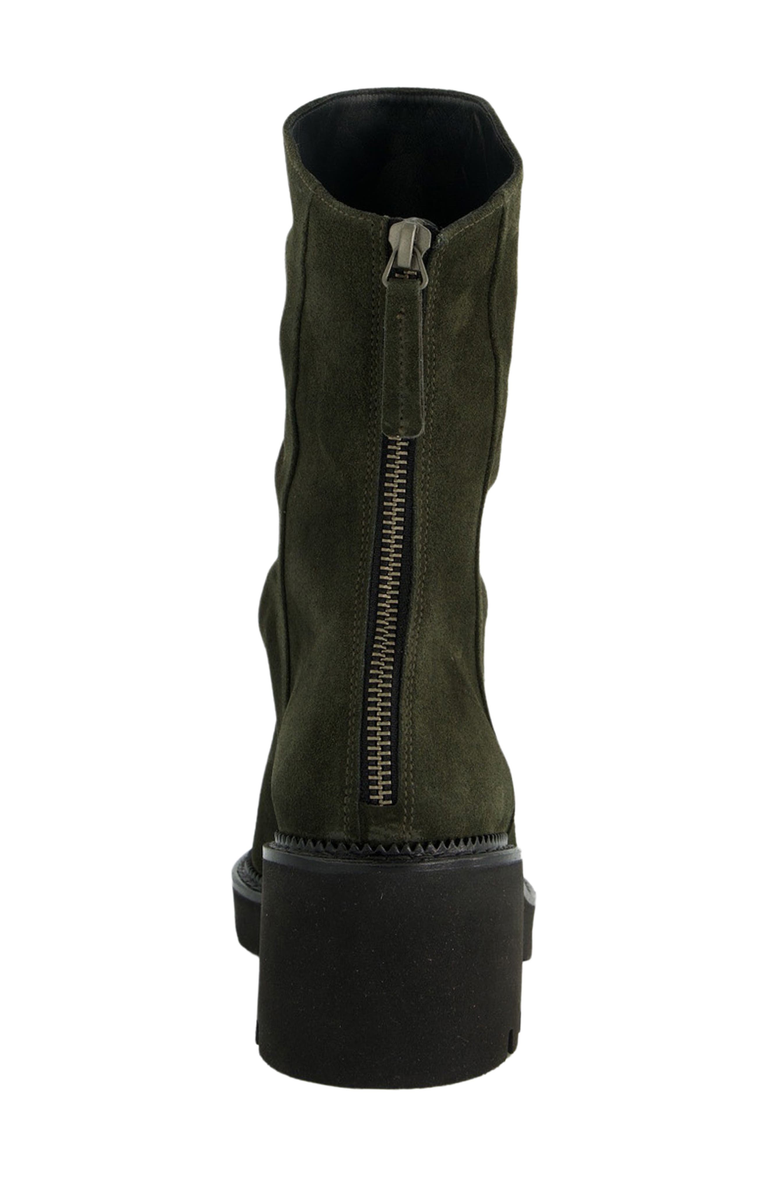 Fabian Bootie, Alternate, color, FOREST SOFT SUEDE