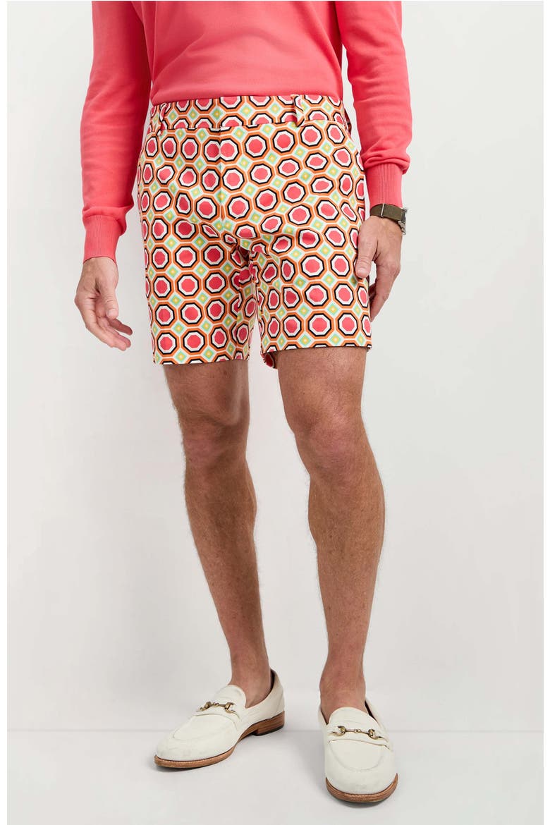 Lawrence Printed Herringbone Short, Alternate, color, Salerno