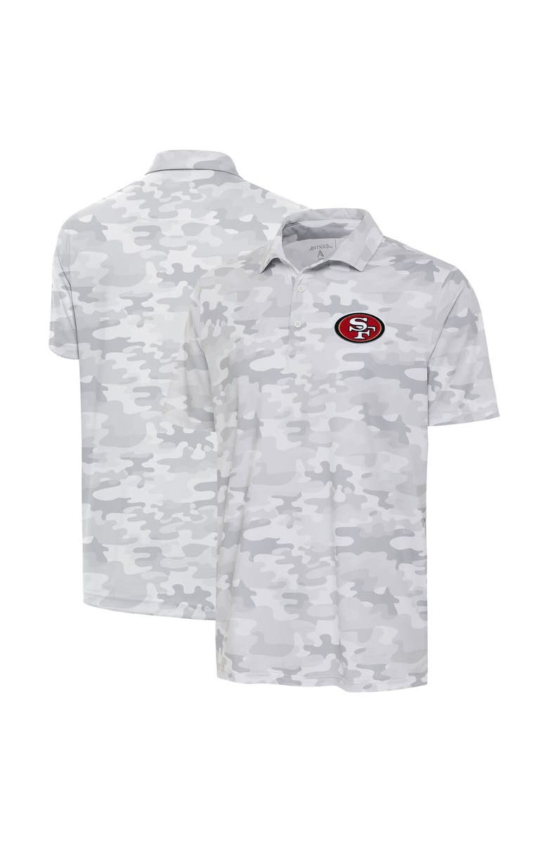 ANTIGUA Men's Antigua White San Francisco 49ers Collide Polo, Main, color, White