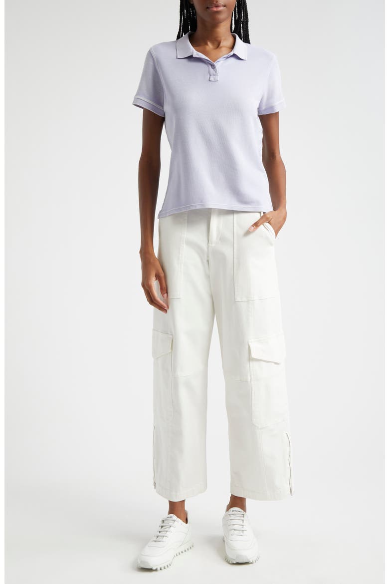 Stretch Cotton Twill Cargo Pants, Alternate, color, CHALKDNU