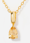 Little Sky Stone Birthstone Teardrop Necklace
