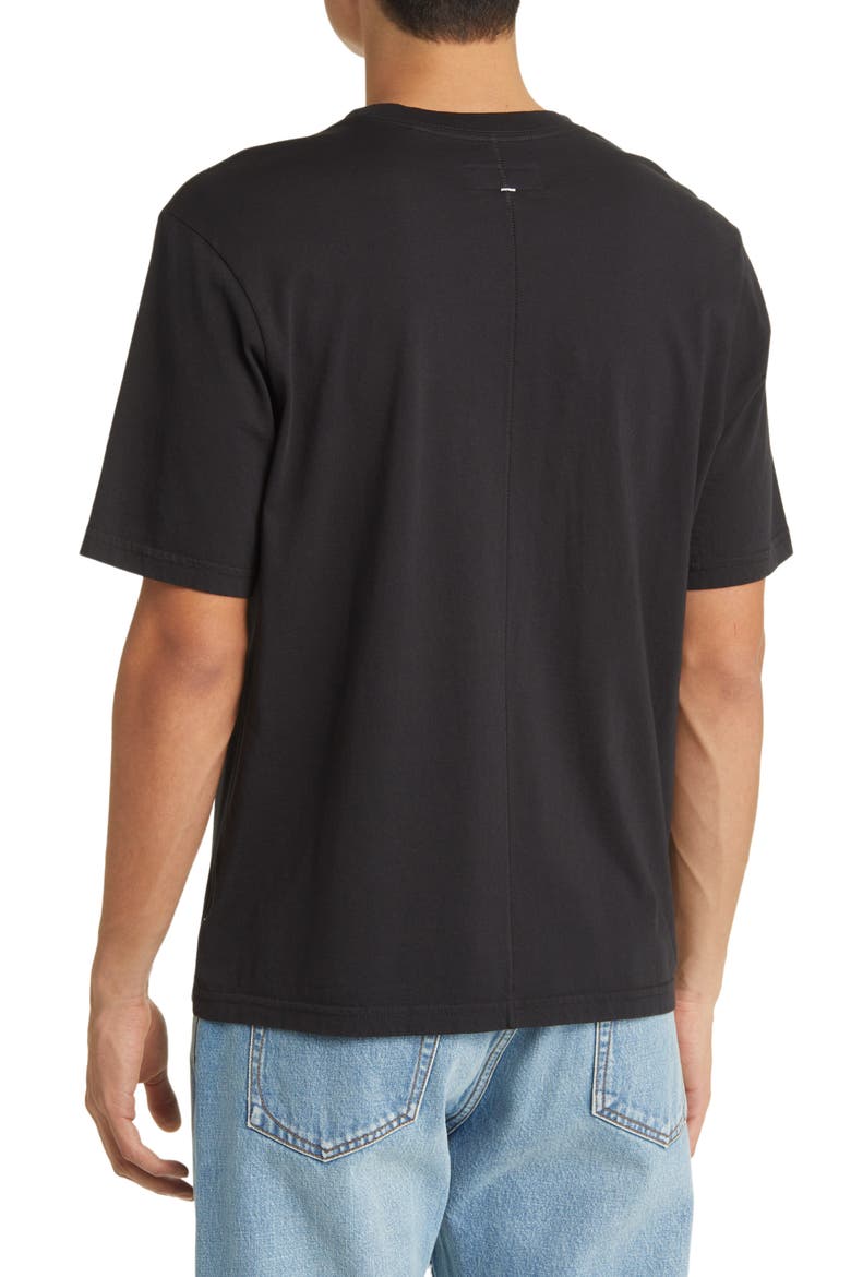 Logo T-Shirt, Alternate, color, BLACK