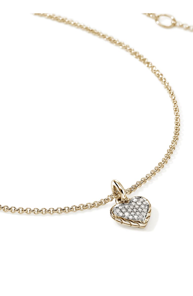 John Hardy Essentials Heart Necklace, Alternate, color, 