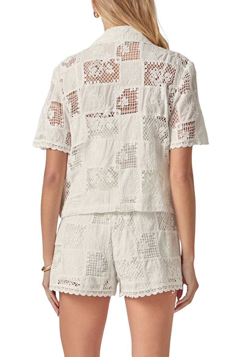 Embroidered Shirt, Alternate, color, WHITE