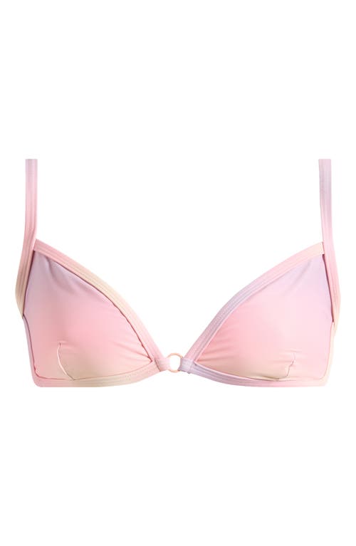 GOOD AMERICAN GOOD AMERICAN SUNSET CAPRI BIKINI TOP 
