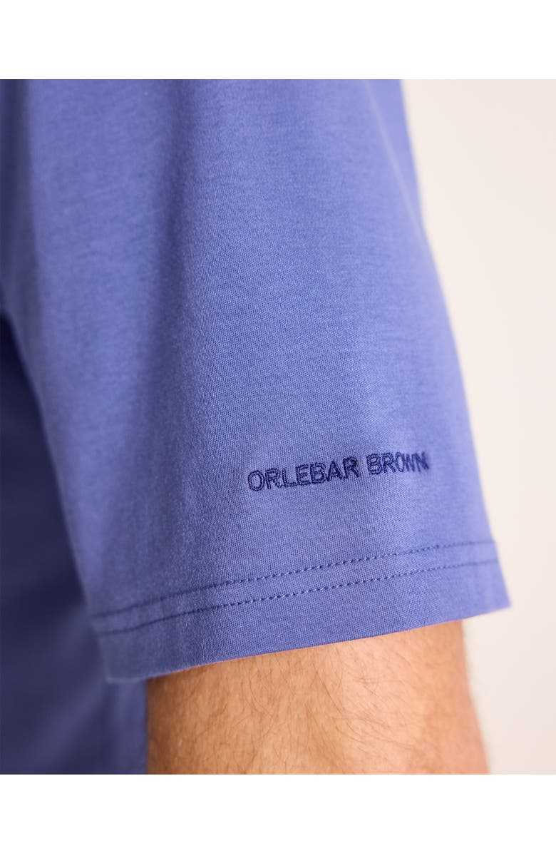 Orlebar Brown Ob Standard Easy Fit Interlock Cotton Jersey T-Shirt, Alternate, color, Nightfall Blue
