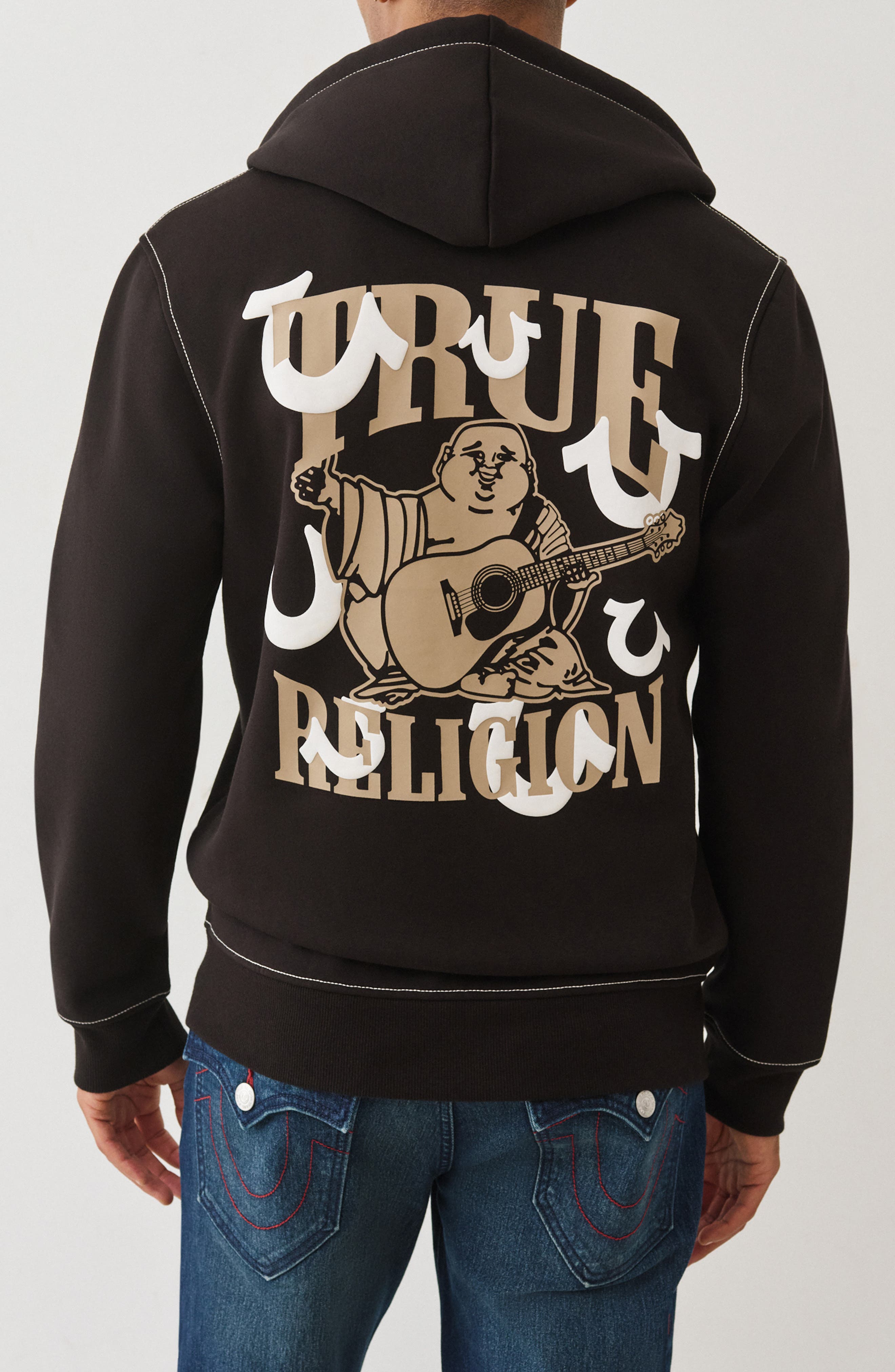 Floating Horseshoe Zip Hoodie - image 2