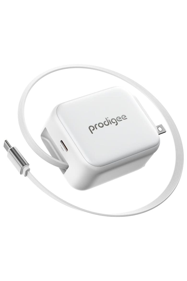 Retract-It Wall Charger 30W, Main, color, White