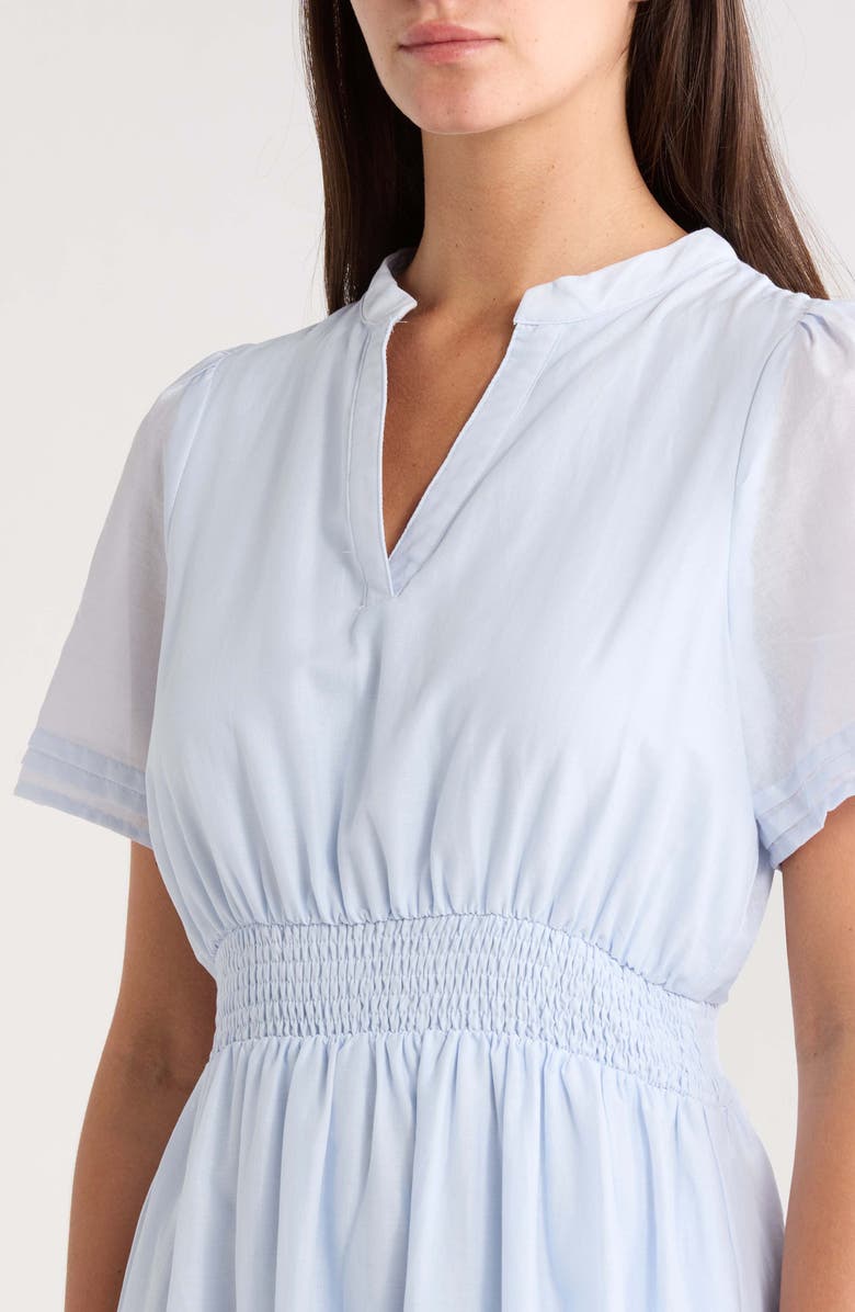 SUGARLIPS Fernie Field Janey Cotton Poplin Maxi Dress, Alternate, color, Light Blue