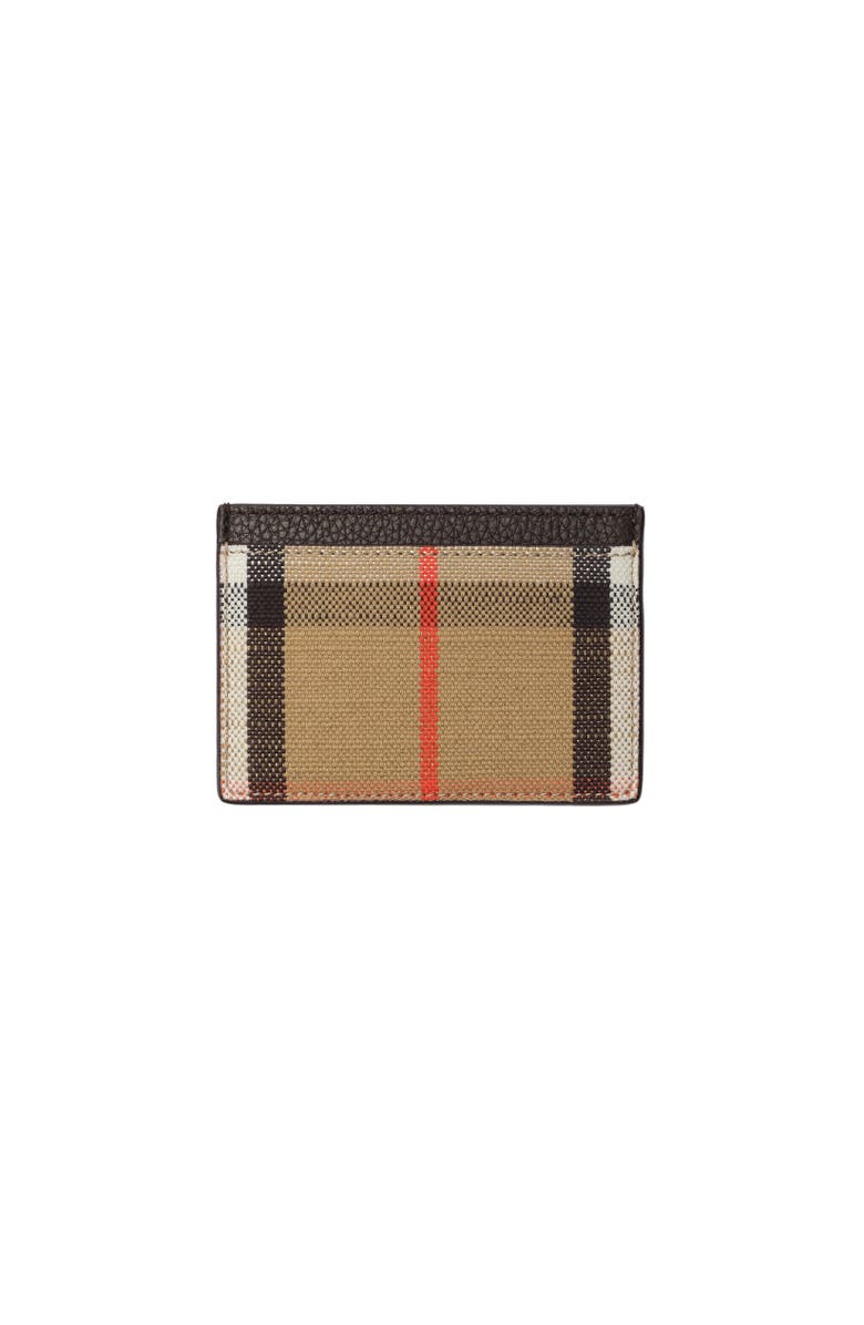 Burberry Bloomsbury Zip Wallet & Cardcase, Alternate, color, Peat Brown/Sand Beige