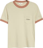 Chloé Cotton Ringer T-Shirt