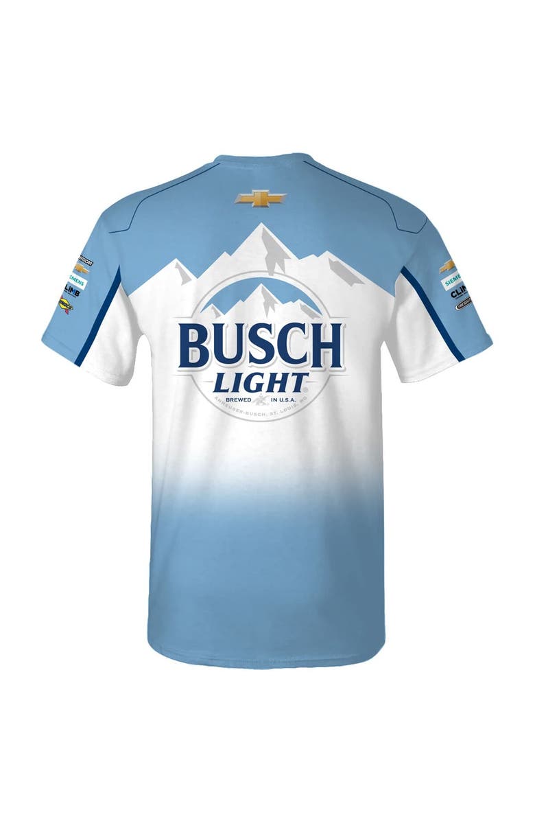 Trackhouse Racing Team Collection Men's Trackhouse Racing Team Collection Light Blue Ross Chastain Busch Light Uniform T-Shirt, Alternate, color, Light Blue