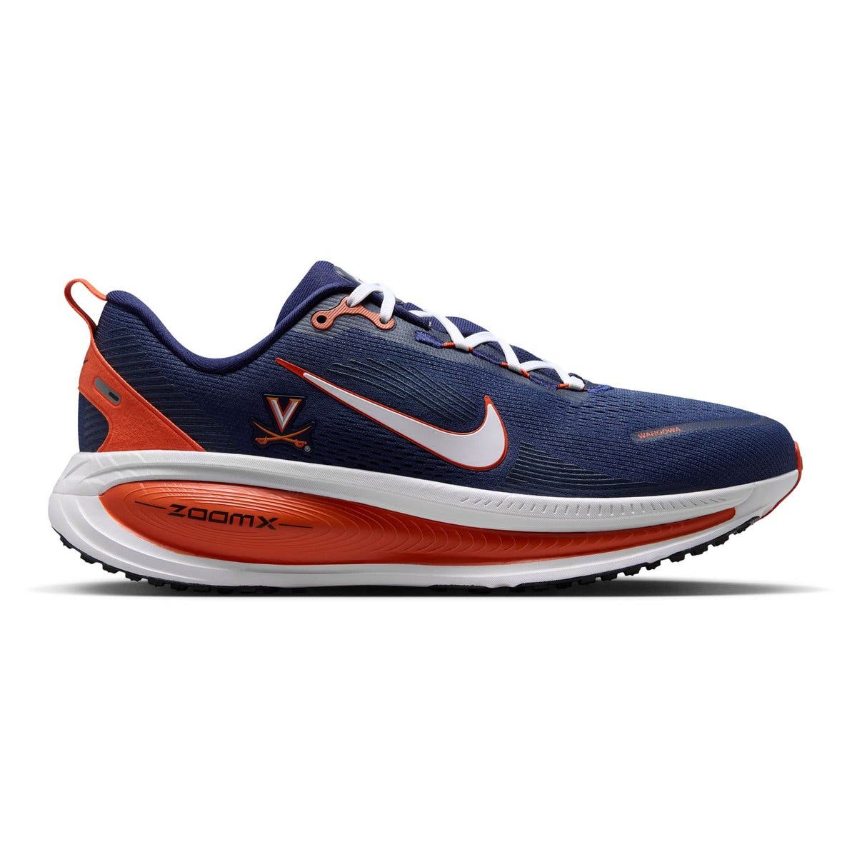 Men's Nike Virginia Cavaliers Vomero 18 Running Shoes, Alternate, color, Navy