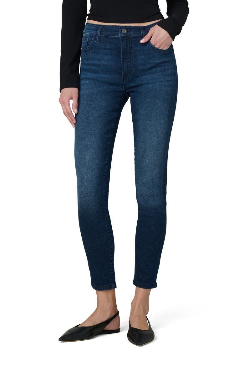 High Waist Ankle Skinny Jeans, Alternate, color, MADEMOISELLE