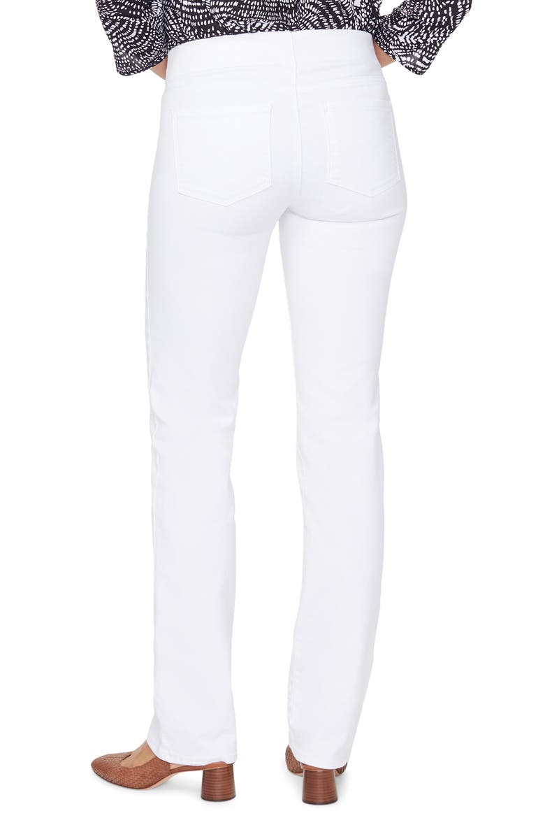 Cool Embrace Pull-On Straight Leg Jeans, Alternate, color, OPTIC WHITE
