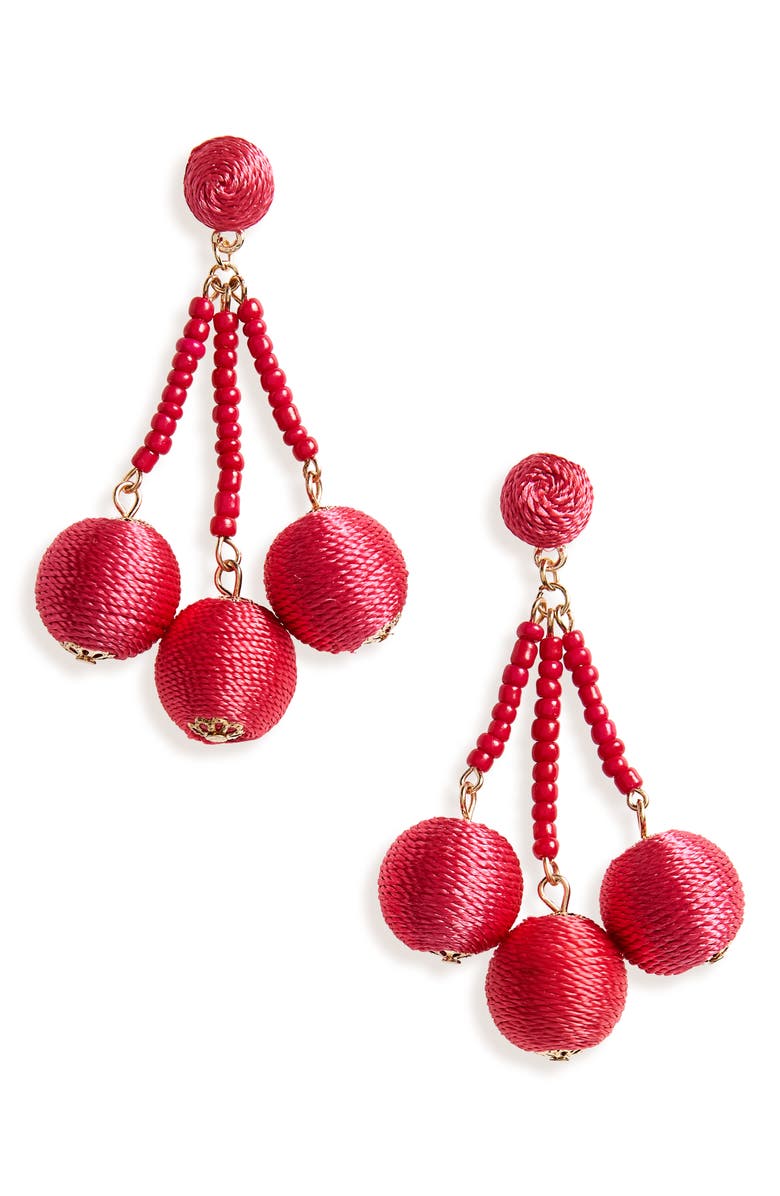 BP. Sphere Drop Earrings, Main, color, 