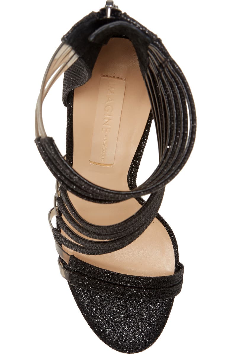 Imagine by Vince Camuto Imagine Vince Camuto Daine Clear Strappy Sandal, Alternate, color,