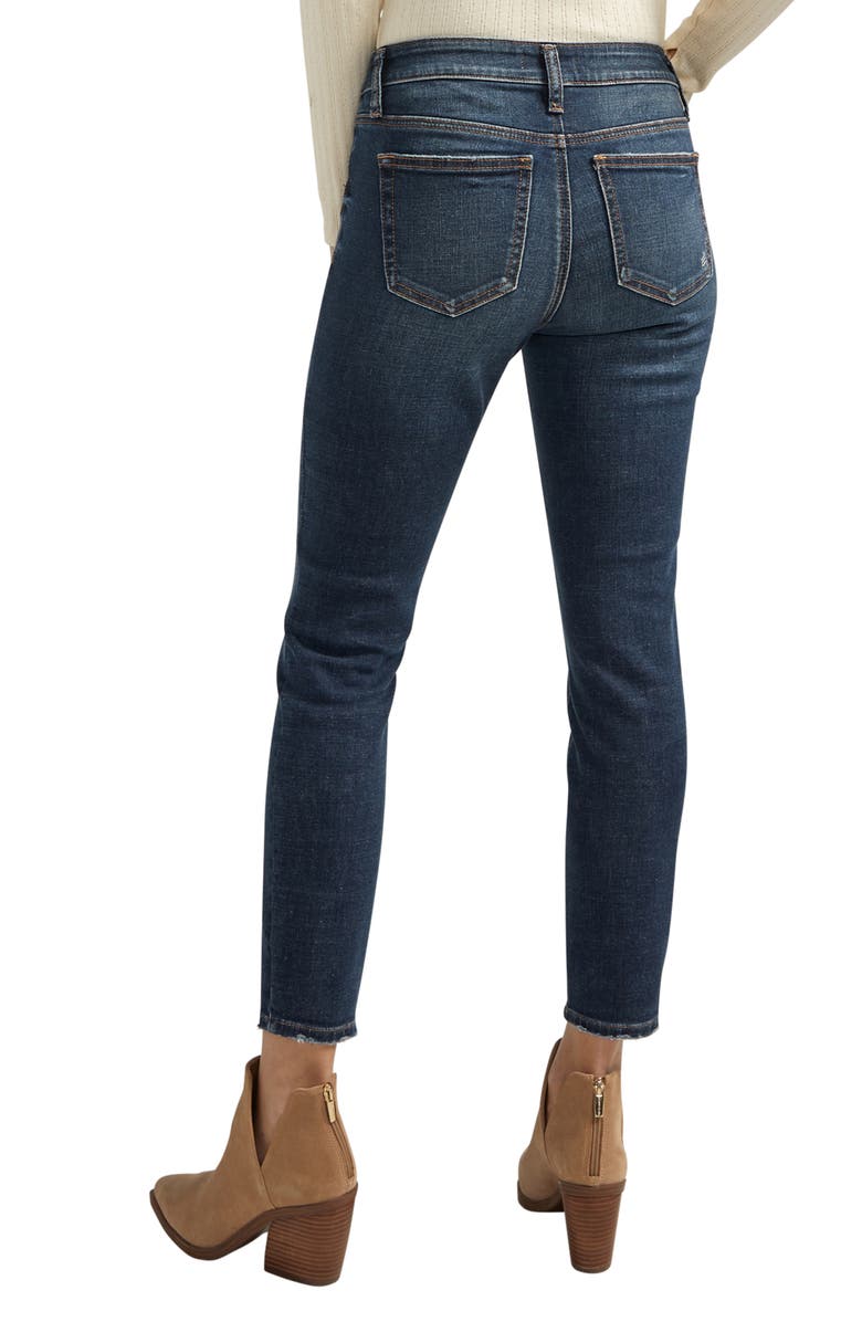 Silver Jeans Co. Elyse Skinny Jeans, Alternate, color, 