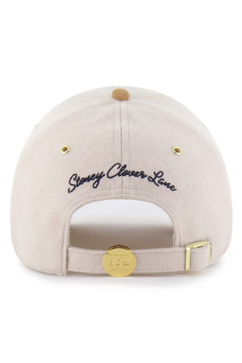 Men's '47 x Stoney Clover Lane  Natural/Tan Houston Astros Script Charm Clean Up Adjustable Hat, Alternate, color, Natural