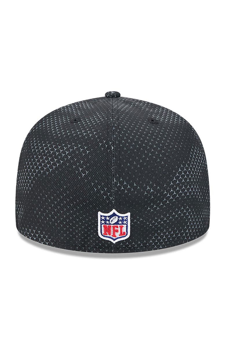 New Era Men's New Era  Black Las Vegas Raiders 2024 Sideline 59FIFTY Fitted Hat, Alternate, color, 